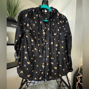 Floral Old Navy Button up Blouse